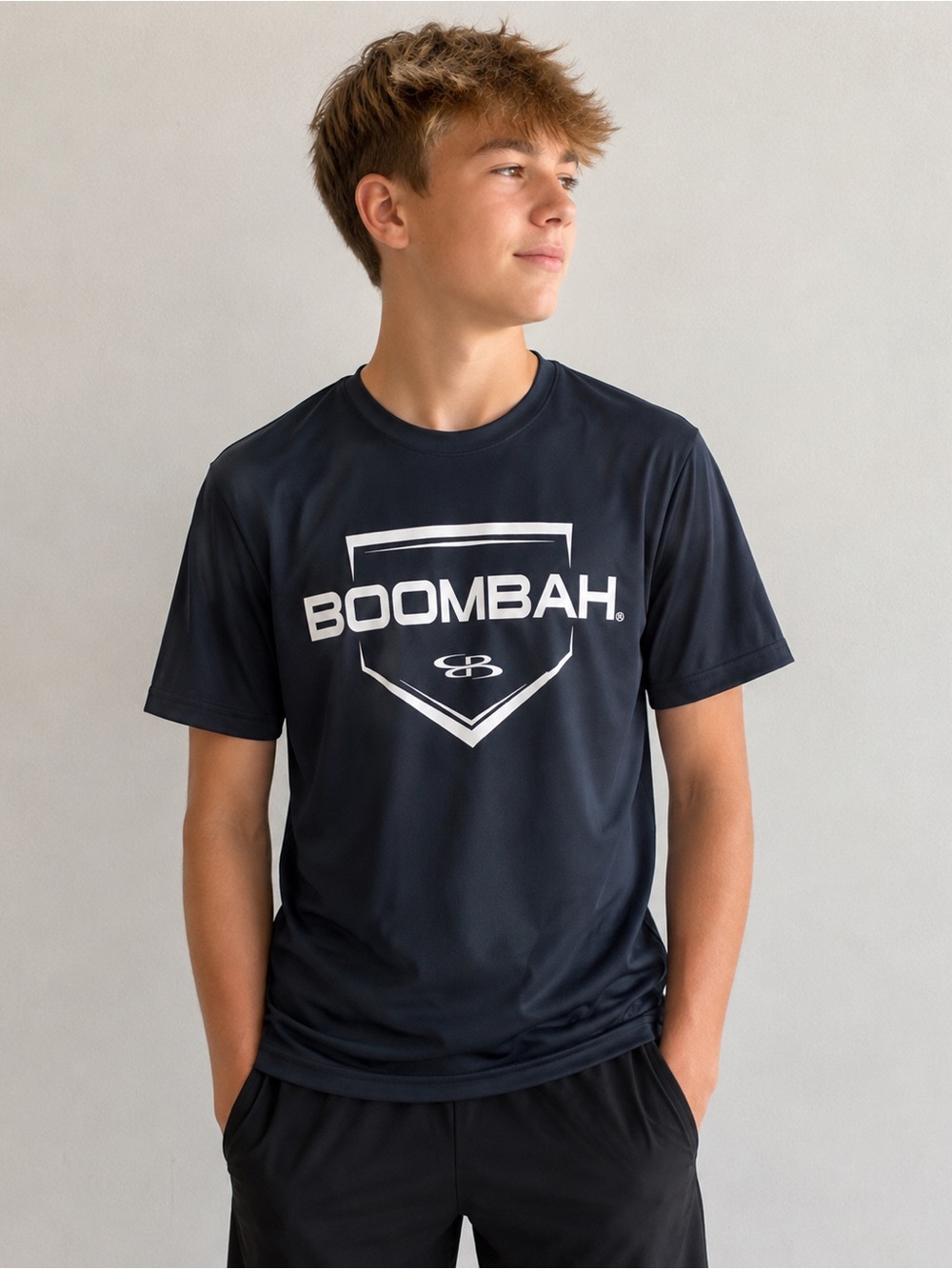Boombah Men’s Baseball Performance T-Shirt Black Medium